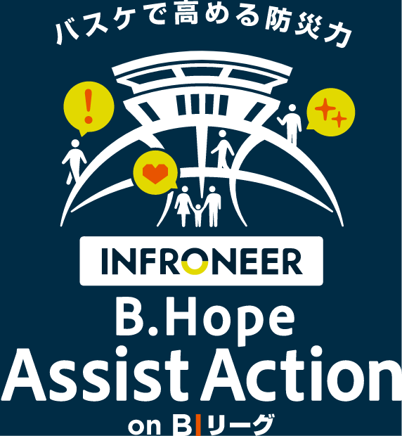 B.Hope Assist Action on BIリーグ INFRONEER